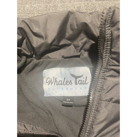 Whales Tail Puffer Jacket Women’s Size Small Gray Long Sleeve Full Zip - Picture 2 of 9